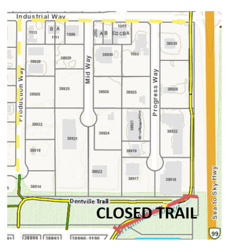 Discovery Way Trail closure