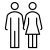Mixed gender washrooms