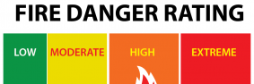 fire danger rating quicklink HIGH