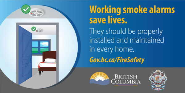 Working smoke alarms save lives. They should be properly installed and maintained in every home.