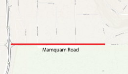Mamquam Bike lane web map