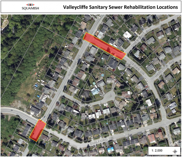 Sanitary Rehab Valleycliffe Map sm