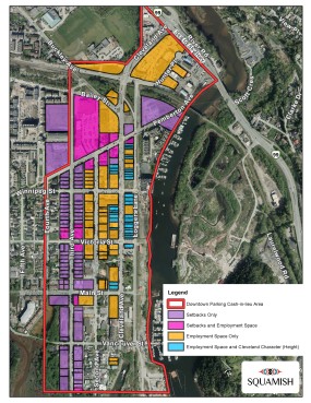 Downtown zoning changes updated Map 10122017