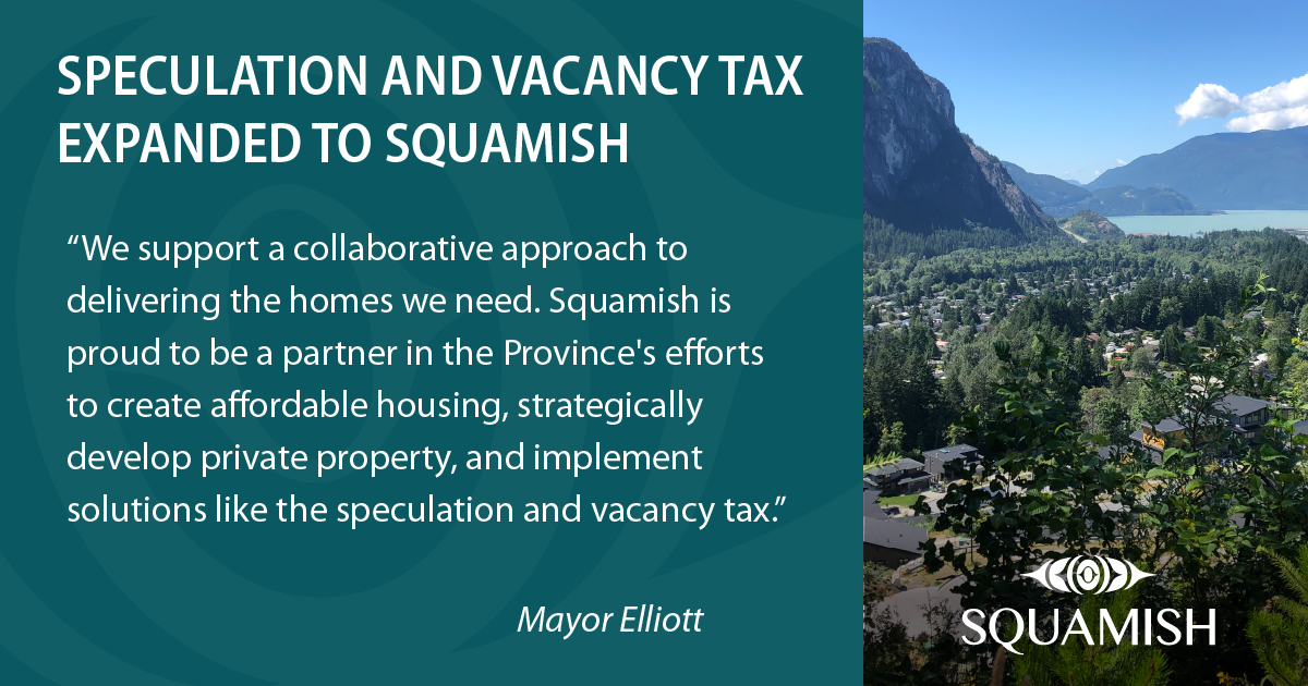 Speculation and vacancy tax will help housing affordability in new