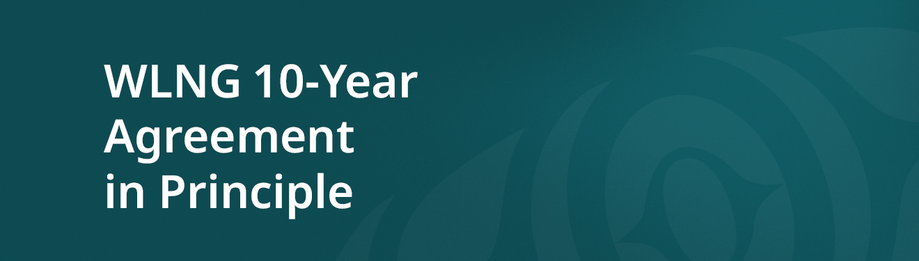 WLNG 10-Year Agreement in Principle