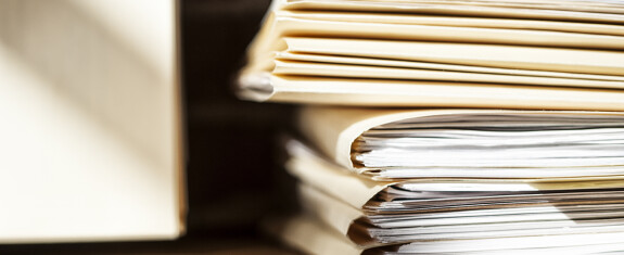close up of files and file folders on a desk top i 2025 04 03 02 32 55 utc