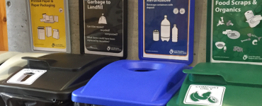 recycling signage banner